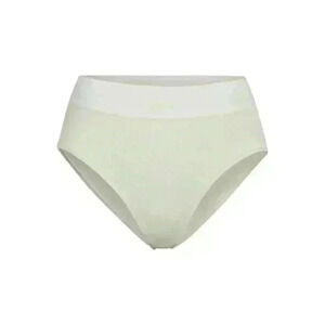 SKIMS COTTON RIB MID RISE BRIEF IN BONE SIZE XXS
